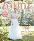 Charleston Weddings - White on Daniel Island Bridal Shop magazine cover