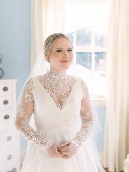 Eliza wearing White Couture by Jodi Moylan January 2026