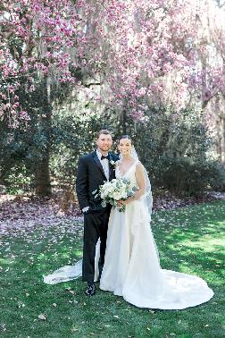 Abigail wearing a White Couture wedding gown by Jodi Moylan